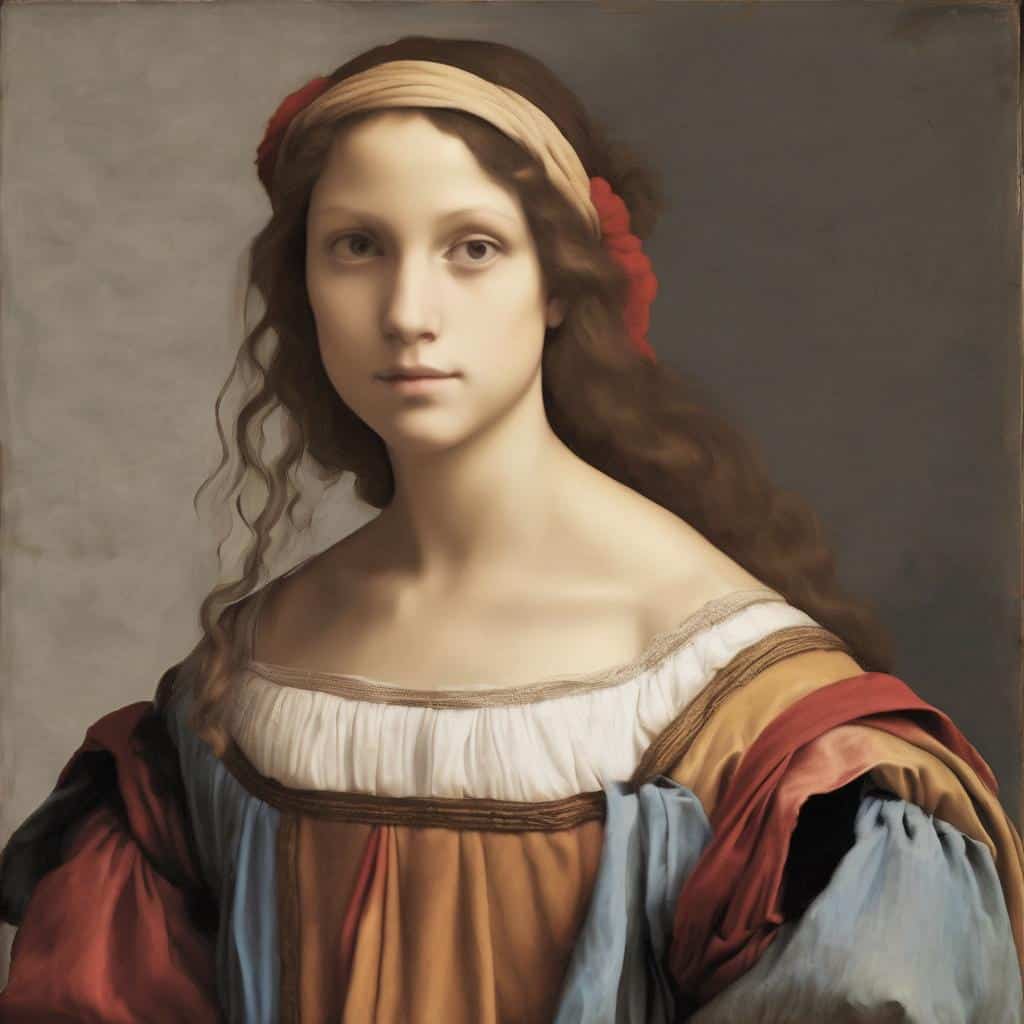 Πορτραίτο στη Ζωγραφική: Πρόσωπο και Ιστορία, ανδρόγυνη μορφή, με έμφαση στην έκφραση και την τεχνική ζωγραφικής.